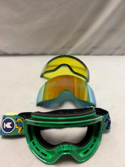 Used Snow Goggles Adult Green