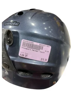 Used Snowsport Helmet Youth Grey SM