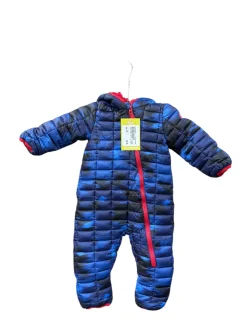Used Snozu Kids Size 9-12 Month Snow Suit - Navy Blue