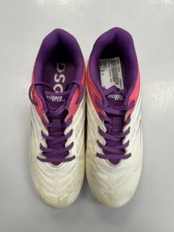 Used Soccer Cleats White Junior 01.5