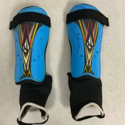 Used Soccer Shin Guards Junior Royal Blue Junior