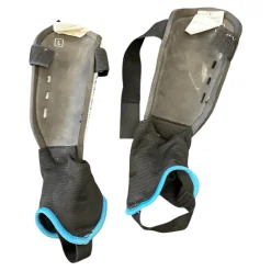 Used Soccer Shin Guards Youth White LG