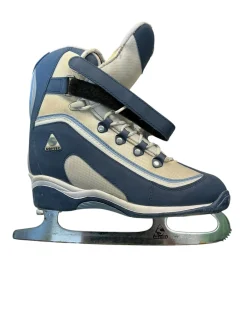 Used SOFTEC ICE SKATES Womens Softboot Skate Royal Blue Senior 8
