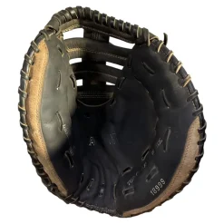 Used Spalding 18999 CATCHERS MITT BB/SB Catchers RH Throw Black 32 1/2"