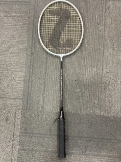 Used SPALDING RACQUET Adult Badminton Racquet Grey Unknown