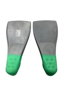 Used Speedo 5-6 SWIM FINS Underwater Fins Green SM
