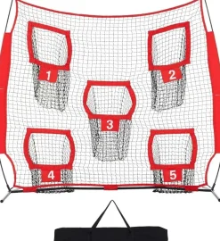 Used SPORTS NETS FOOTBALL THROWING NET FB Training Aid