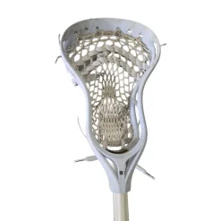 Used String King COMPLETE LACROSSE ATTACK STICK Men Atk/Mid Complete Stick White