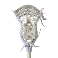 Used String King COMPLETE LACROSSE ATTACK STICK Men Atk/Mid Complete Stick White