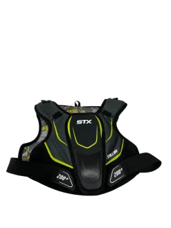 Used STX 200 STALLION + Lacrosse Shoulder Pads Black MD