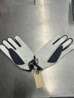 Used STX BREEZE GLOVE Lacrosse Gloves Womens Grey LG
