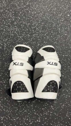 Used STX CELL II Lacrosse Arm Pads/Guards White XL