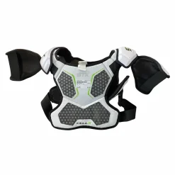 Used STX CELL IV MD Lacrosse Shoulder Pads White MD