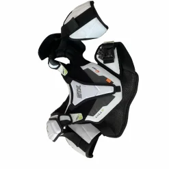 Used STX CELL IV MD Lacrosse Shoulder Pads White MD