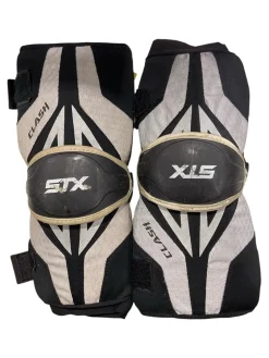 Used STX CLASH Lacrosse Arm Pads/Guards Black MD Tall