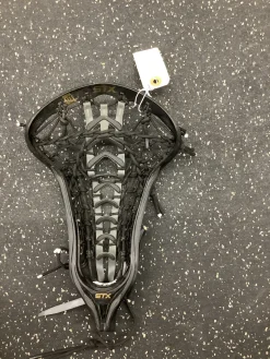 Used STX CRUX 500 STRUNG Womens Lacrosse Head Black