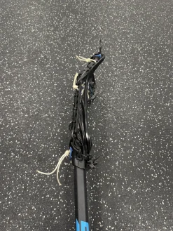 Used STX Exult 600 + Foretress Complete Womens Atk/Mid LAX Stick Black