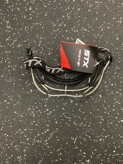 Used STX FOCUS TI-S+ GOGGLE Lacrosse Facial Protect Black Senior
