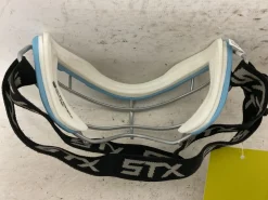 Used STX FOCUS-S Lacrosse Goggles Carolina Blue Senior