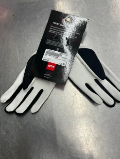 Used STX FROST GLOVES Lacrosse Gloves Womens Black LG