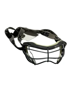 Used STX GOGGLES Lacrosse Facial Protect Grey MD