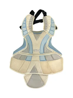 Used STX RIB PAD Lacrosse Rib Pads White MD