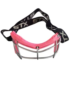 Used STX ROOKIE-S GOGGLES Lacrosse Facial Protect Pink MD