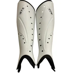Used STX SG FH Shin Guards White 13