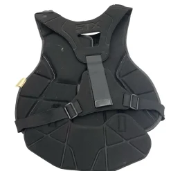 Used STX SHIELD 600 GOALIE CHEST PAD Lacrosse Shoulder Pads White LG