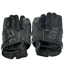 Used STX SHIELD Lacrosse Gloves Mens Black MD