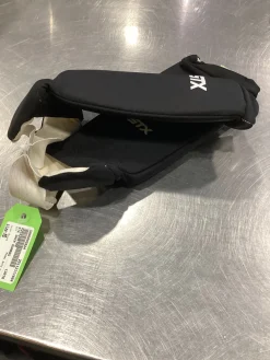 Used STX SHIN GUARDS Lacrosse Shin Guards Black MD