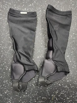 Used STX SHINGUARDS Lacrosse Shin Guards Black Senior