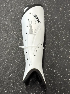 Used STX SHINS FH Shin Guards White 11"
