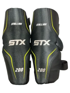 Used STX STALLION 200 Lacrosse Arm Pads/Guards Grey SM