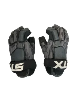 Used STX STALLION 75 Lacrosse Gloves Junior Black XS
