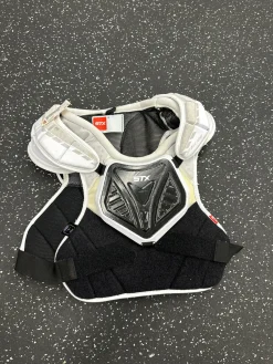 Used STX STALLION 900 Lacrosse Shoulder Pads White LG