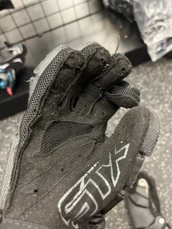 Used STX STALLION 200 Lacrosse Gloves Junior Black SM