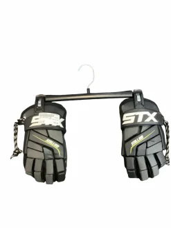 Used STX STALLION 200 Lacrosse Gloves Junior Black 12