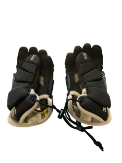 Used STX STALLION 50 Lacrosse Gloves Junior Black 12
