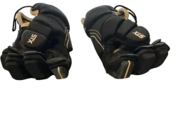 Used STX STALLION 50 Lacrosse Gloves Junior Black 12