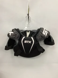 Used STX STALLION 75 Lacrosse Shoulder Pads Black MD