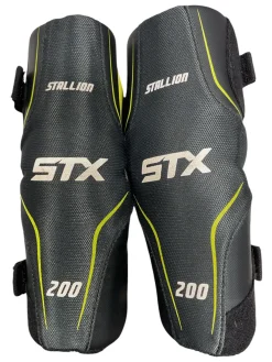Used STX STALLION 200 Lacrosse Arm Pads/Guards Black SM
