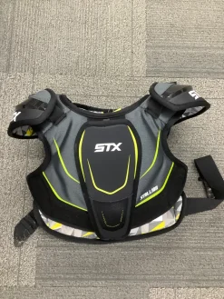 Used STX STALLION 200 Lacrosse Shoulder Pads Black M/L