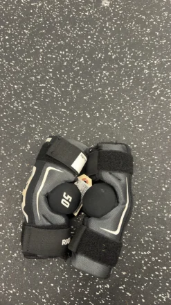 Used STX STALLION 50 Lacrosse Arm Pads/Guards Black XS
