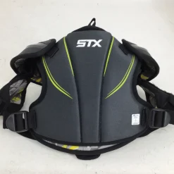 Used STX STALLION 200+ MD SHOULDER PADS Lacrosse Shoulder Pads Black MD