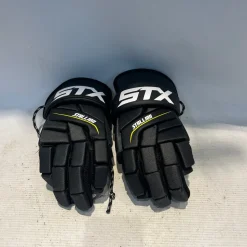 Used STX STALLION Lacrosse Gloves Mens Black MD
