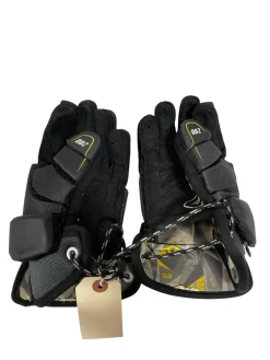 Used STX STALLION Lacrosse Gloves Junior Black 16