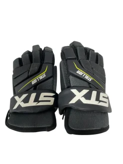 Used STX STALLION Lacrosse Gloves Junior Black 16