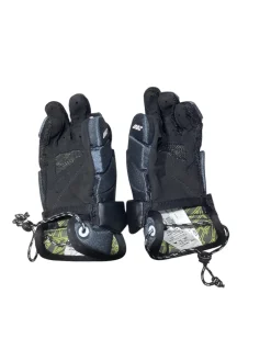 Used STX STALLION Lacrosse Gloves Junior Black SM