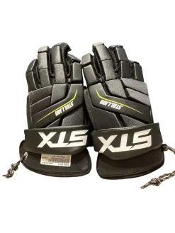 Used STX STALLION STX Lacrosse Gloves Mens Black 12
